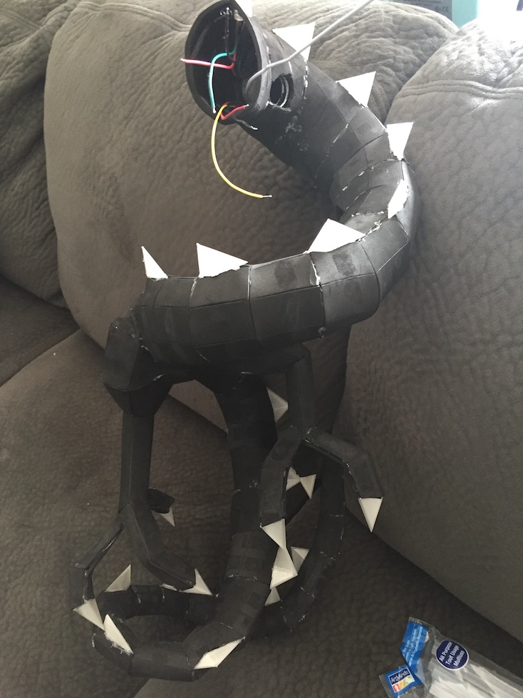 Headless dragon in progress